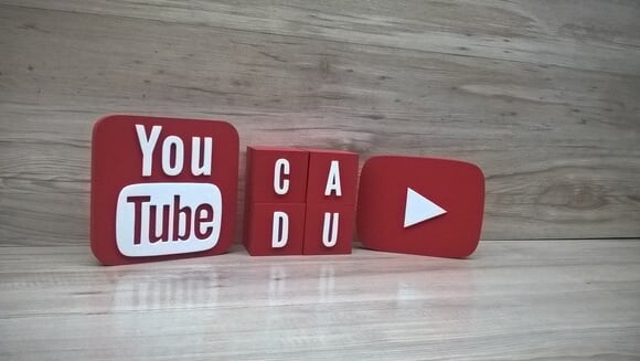 Combo Youtube - Nome em Cubos 4 Letras + Símbolos