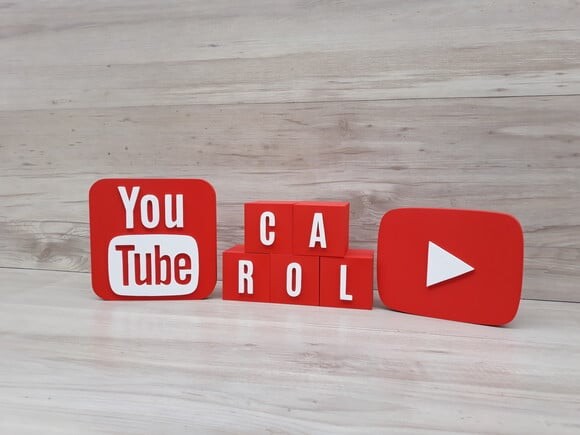 Combo Youtube - Nome em Cubos 5 Letras + Símbolos