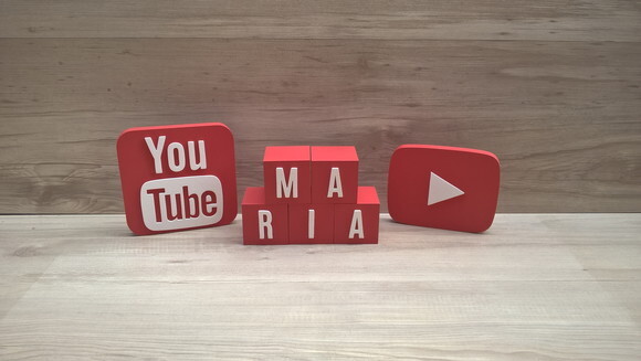 Combo Youtube - Nome em Cubos 5 Letras + Símbolos
