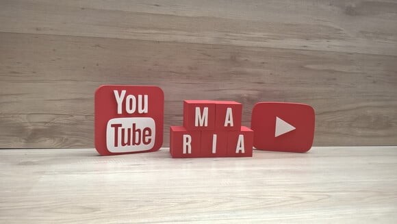Combo Youtube - Nome em Cubos 5 Letras + Símbolos