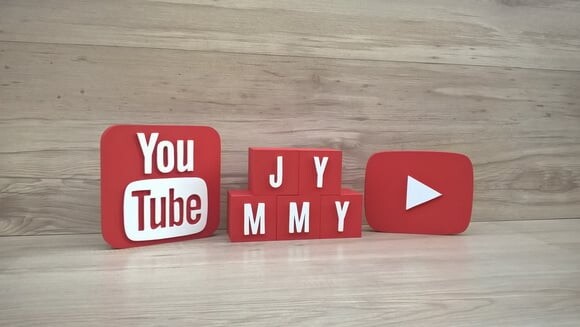 Combo Youtube - Nome em Cubos 5 Letras + Símbolos