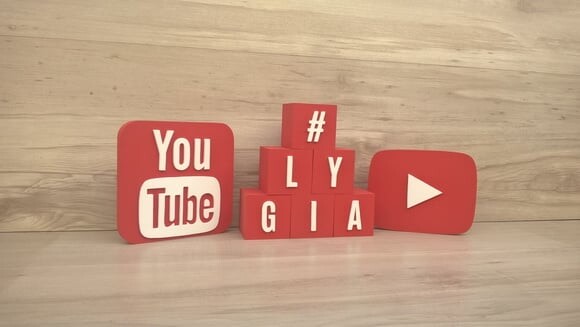 Combo Youtube - Nome em Cubos 6 Letras + Símbolos