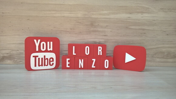 Combo Youtube - Nome em Cubos 7 Letras + Símbolos