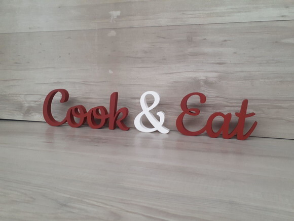 Cook & Eat - Palavras de Mesa em mdf