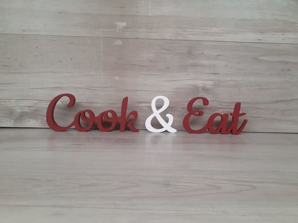 Cook & Eat - Palavras de Mesa em mdf