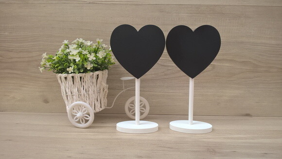 Duo Lousa de Mesa Coração