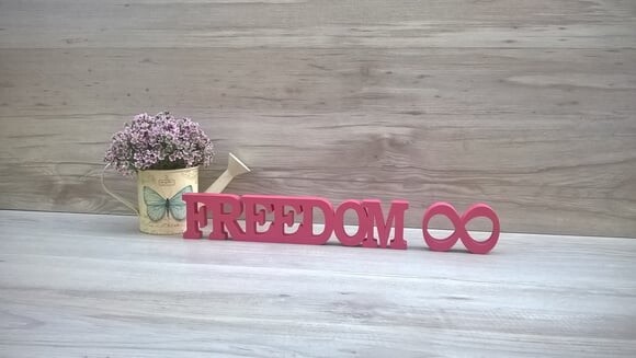 Duo Palavra FREEDOM linha BK + miniatura