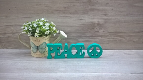 Duo Palavra PEACE - linha BK + miniatura