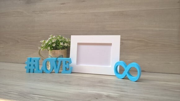 Duo Porta retrato + #LOVE infinito