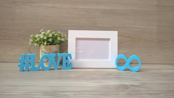 Duo Porta retrato + #LOVE infinito