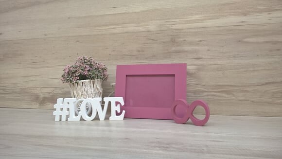 Duo Porta retrato + #LOVE infinito