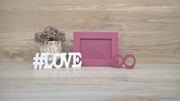 Duo Porta retrato + #LOVE infinito