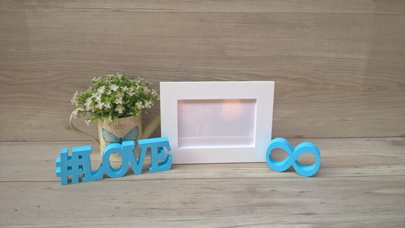 Duo Porta retrato + #LOVE infinito