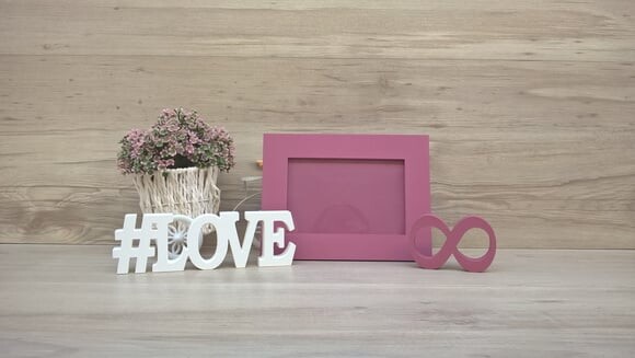 Duo Porta retrato + #LOVE infinito