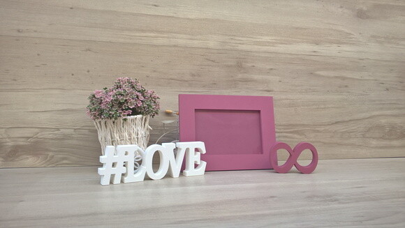 Duo Porta retrato + #LOVE infinito