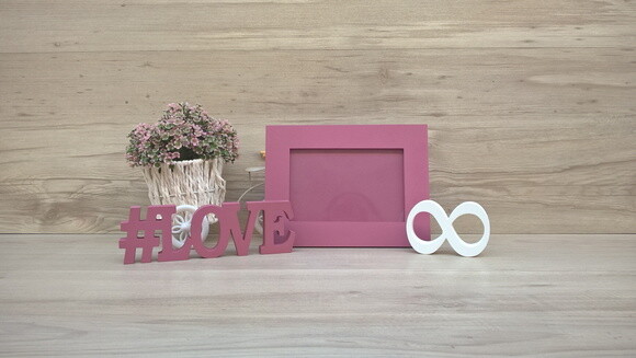 Duo Porta retrato + #LOVE infinito