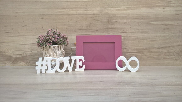Duo Porta retrato + #LOVE infinito