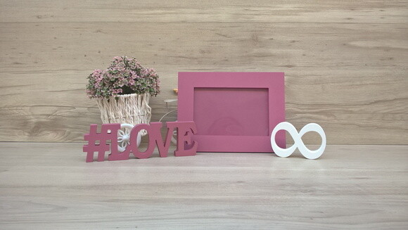 Duo Porta retrato + #LOVE infinito