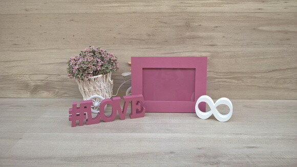 Duo Porta retrato + #LOVE infinito