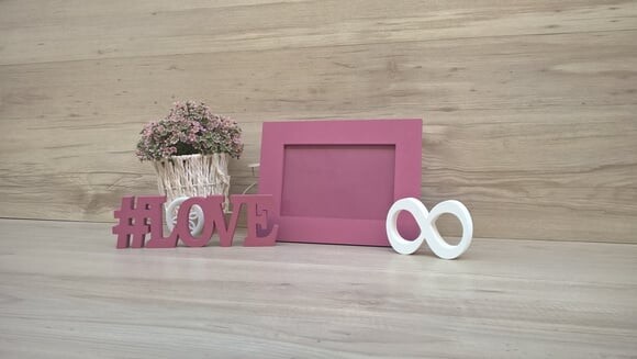 Duo Porta retrato + #LOVE infinito
