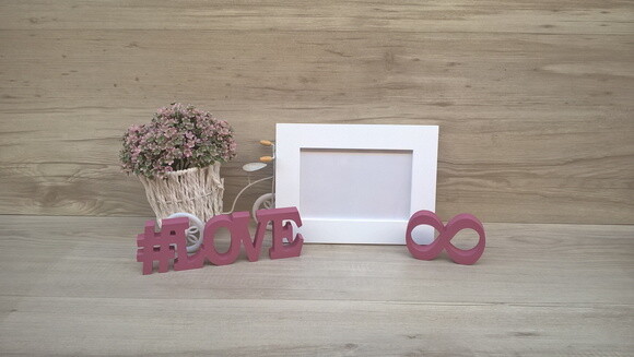 Duo Porta retrato + #LOVE infinito
