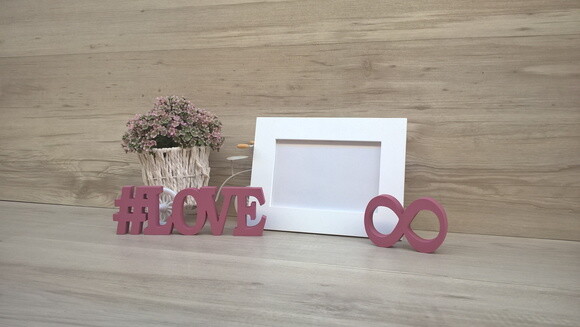 Duo Porta retrato + #LOVE infinito