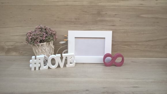Duo Porta retrato + #LOVE infinito