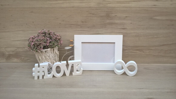 Duo Porta retrato + #LOVE infinito