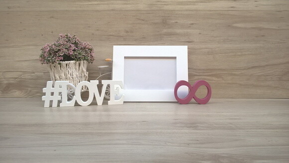 Duo Porta retrato + #LOVE infinito