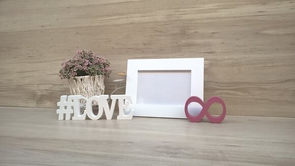Duo Porta retrato + #LOVE infinito