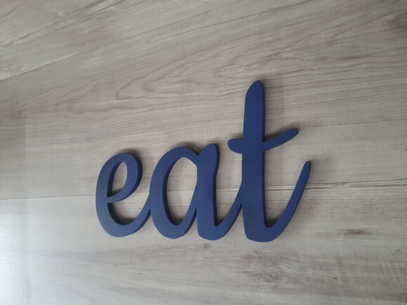 Eat - Linha Ck - Palavra de Parede em mdf