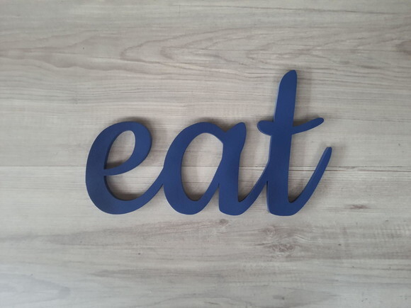 Eat - Linha Ck - Palavra de Parede em mdf