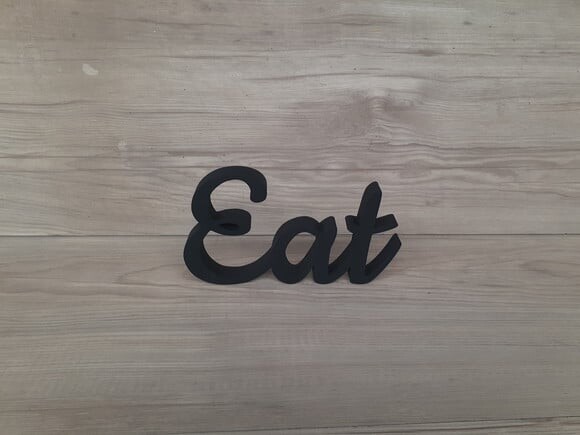 Eat - Palavra De Mesa Em Mdf