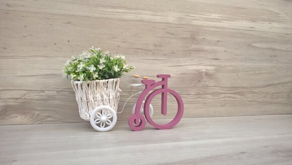 Escultura Bicicleta Retrô
