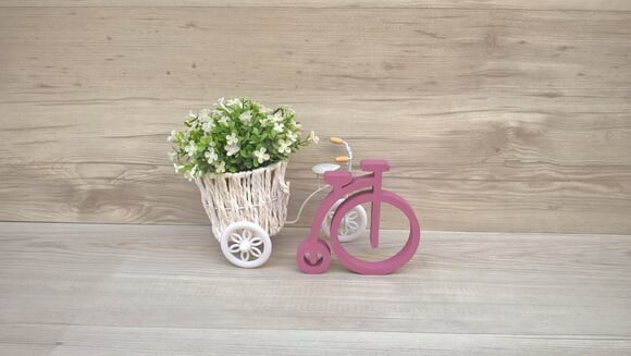 Escultura Bicicleta Retrô