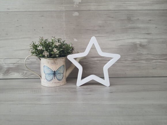 Estrela de Mesa - Modelo Vazado - 15 cm