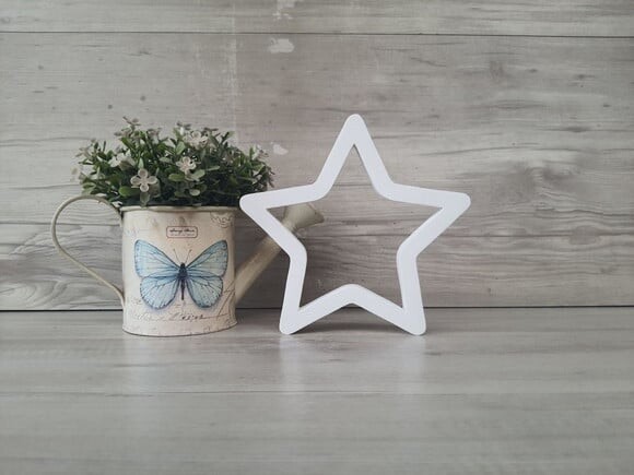 Estrela de Mesa - Modelo Vazado - 15 cm