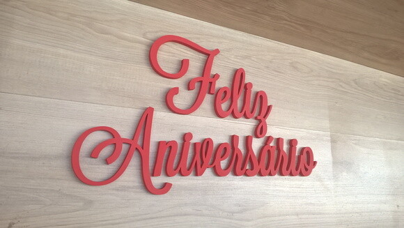 Feliz Aniversário - Linha LS - PAREDE
