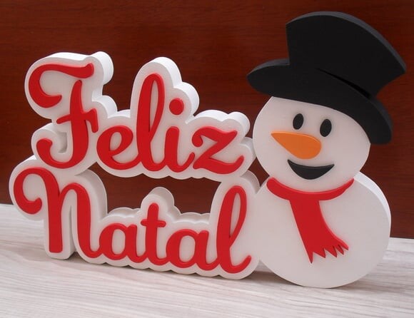 Feliz Natal Boneco de Neve