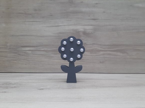 Flor com Caule de Mesa em mdf