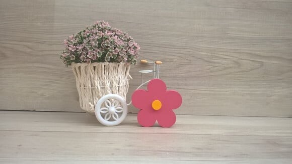 Flor de mesa em mdf