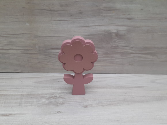 Flor com Caule de Mesa em mdf