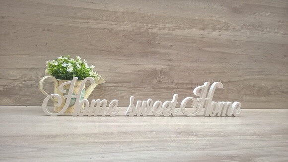 Frase decorativa Home sweet Home LS