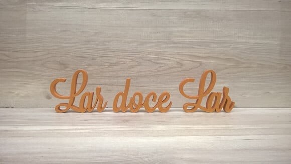 Frase decorativa Lar doce Lar Modelo LS