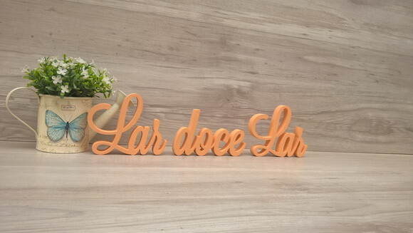 Frase decorativa Lar doce Lar Modelo LS
