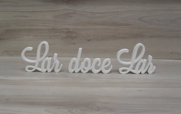 Frase decorativa Lar doce Lar Modelo LS