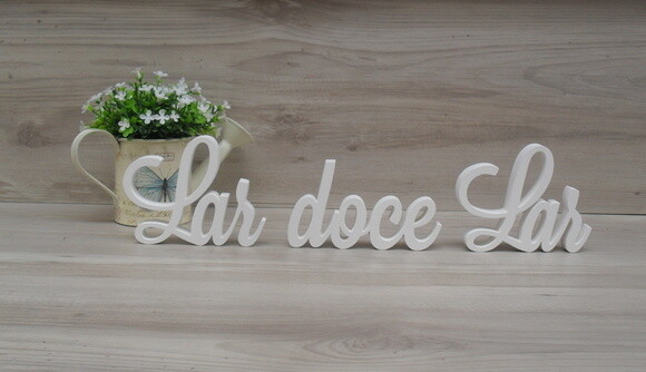 Frase decorativa Lar doce Lar Modelo LS