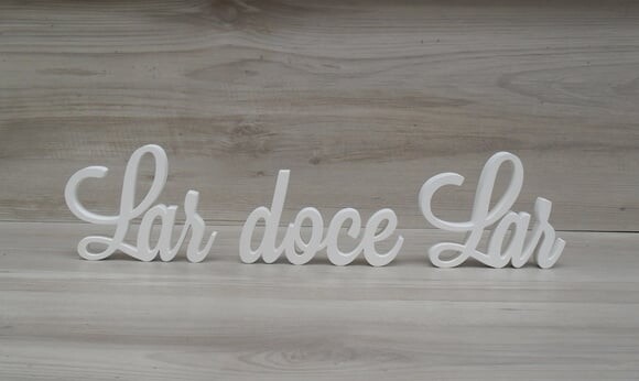 Frase decorativa Lar doce Lar Modelo LS