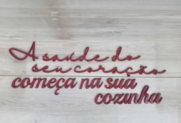Frase Parede Personalizada - Decor Cozinha
