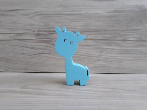 Girafa de mesa em MDF - Decoração Infantil - 8 cm